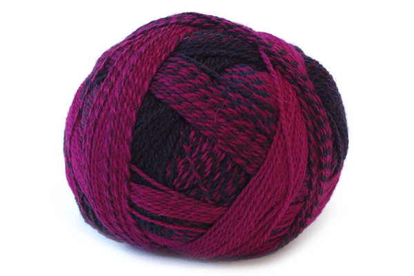 Crazy Zauberball, self striping sock yarn, color 2438, Indigo