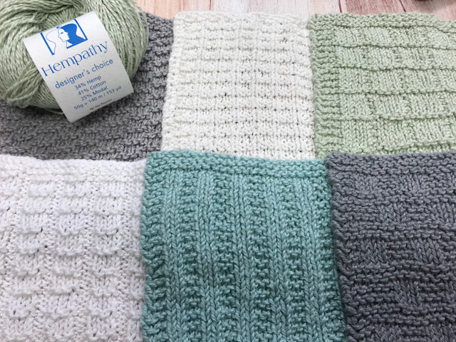 Crocheted Cotton Washcloths the Neutrals 